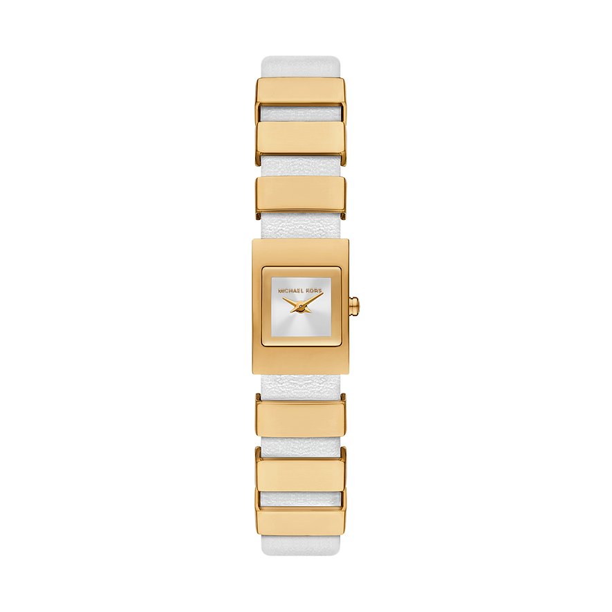 Michael Kors Damenuhr DARRINGTON MK4899, Damen, Edelstahl, Armband: Leder, Quarz, analog