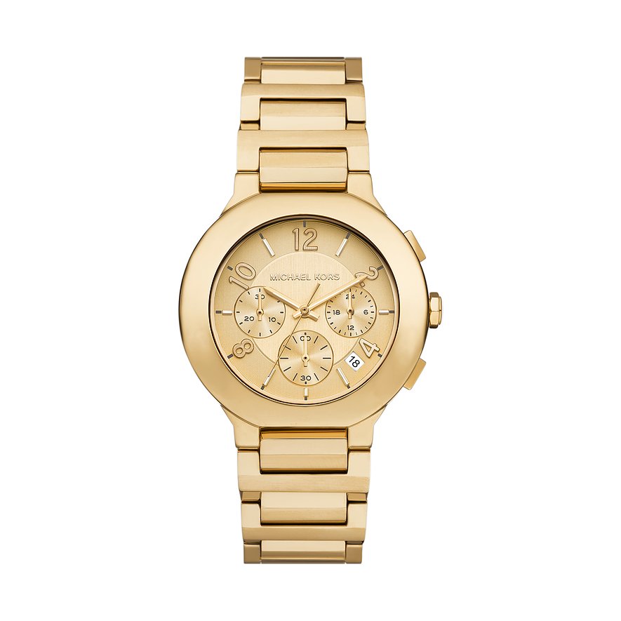 Michael Kors Chronograph GRAMERCY MK7520, Damen, Edelstahl, Armband: Edelstahl, Quarz, analog