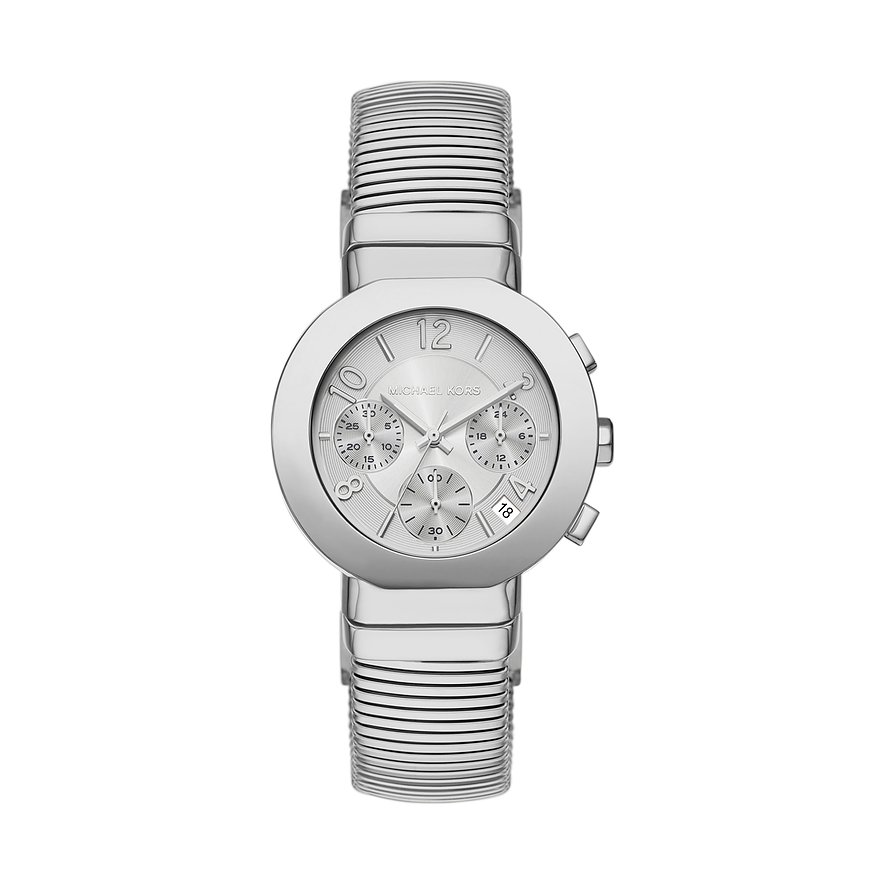 Michael Kors Chronograph GRAMERCY MK7526, Damen, Edelstahl, Armband: Edelstahl, Quarz, analog