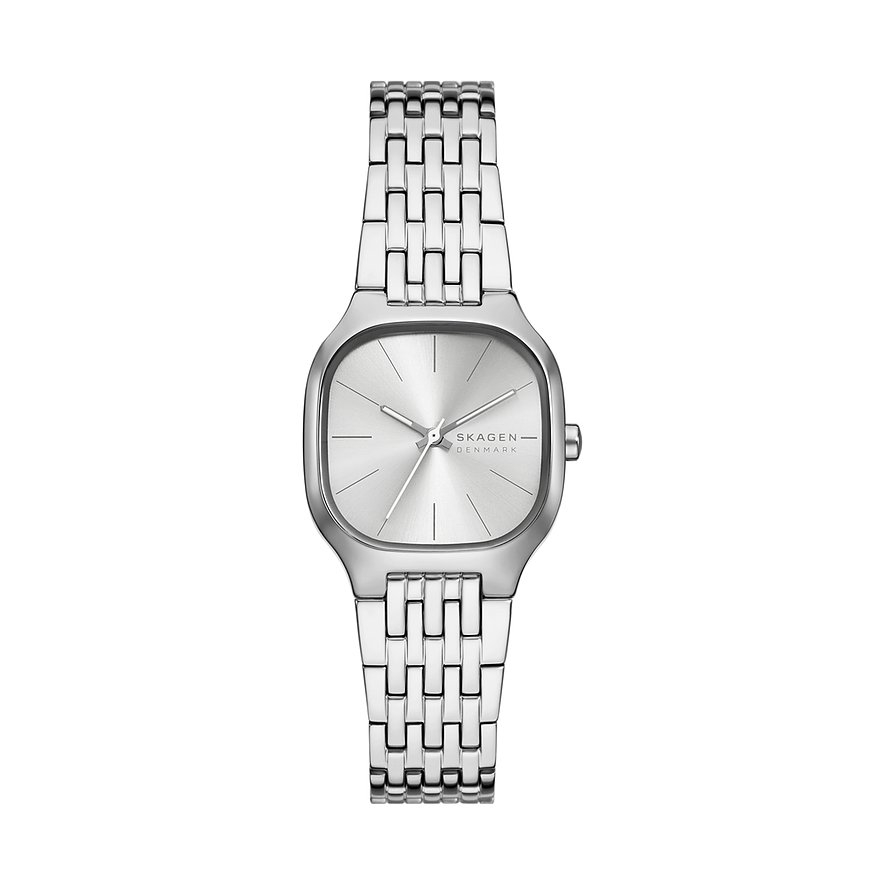 Skagen Damenuhr MELLEM LILLE SKW3159, Damen, Edelstahl, Armband: Edelstahl, Quarz, analog