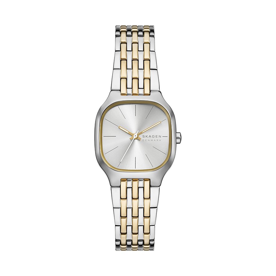 Skagen Damenuhr MELLEM LILLE SKW3160, Damen, Edelstahl, Armband: Edelstahl, Quarz, analog