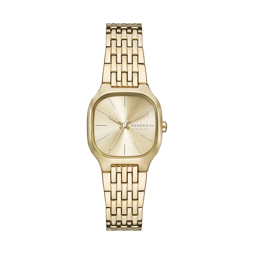 Skagen Damenuhr MELLEM LILLE SKW3162, Damen, Edelstahl, Armband: Edelstahl, Quarz, analog