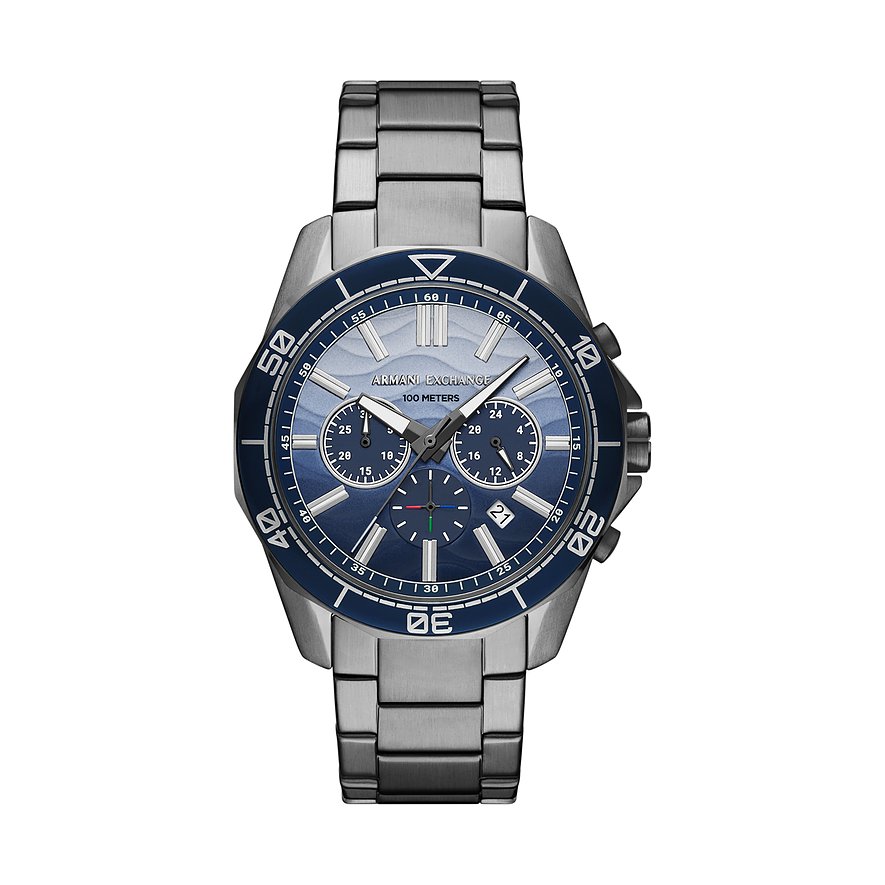 Armani Exchange Chronograph AX1967, Herren, Edelstahl, Armband: Edelstahl, Quarz, analog