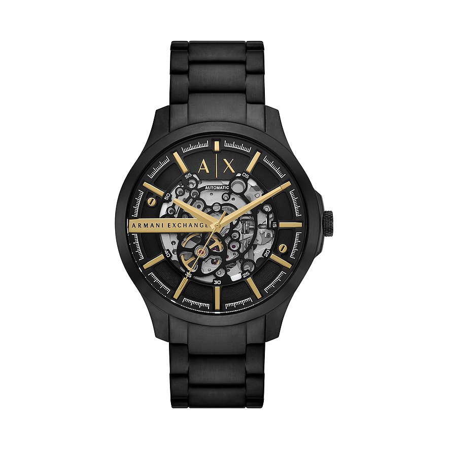 Armani Exchange Herrenuhr AX2463, Herren, Edelstahl, Armband: Edelstahl, Automatik, analog