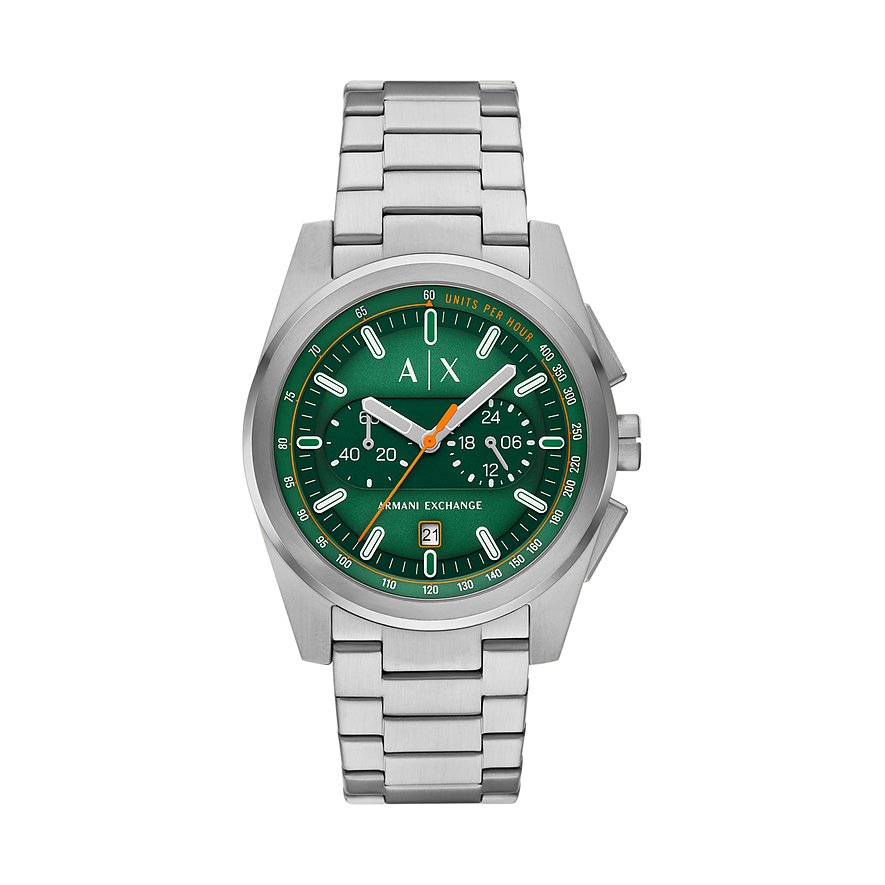 Armani Exchange Chronograph AX2862, Herren, Edelstahl, Armband: Edelstahl, Quarz, analog