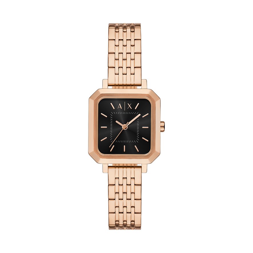 Armani Exchange Damenuhr AX5729, Damen, Edelstahl, Armband: Edelstahl, Quarz, analog