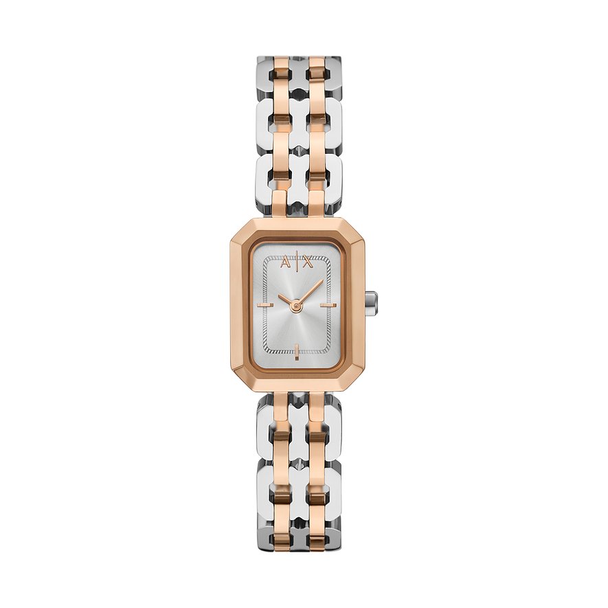 Armani Exchange Damenuhr AX5810, Damen, Edelstahl, Armband: Edelstahl, Quarz, analog
