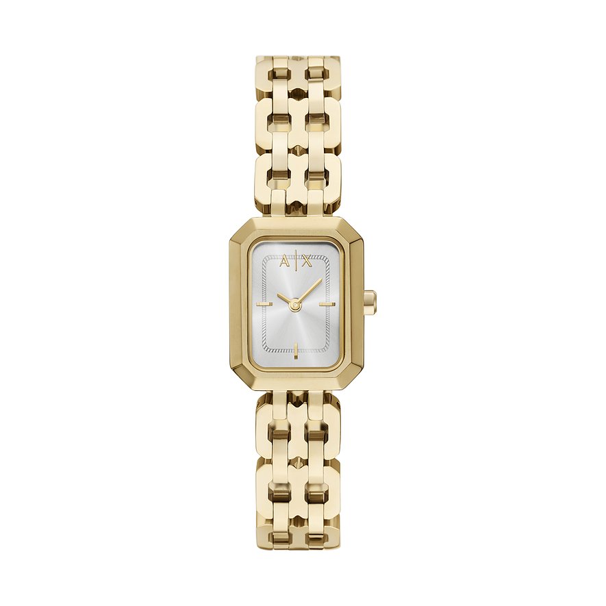 Armani Exchange Damenuhr AX5811, Damen, Edelstahl, Armband: Edelstahl, Quarz, analog