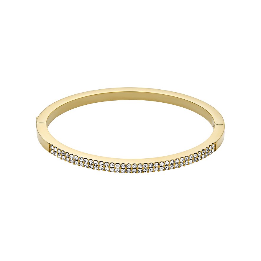 Fossil Armband ELLIS, Glasstein, Damen, Edelstahl, gold