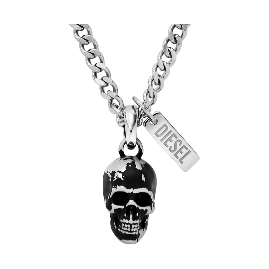 Diesel Kette PENDANT, Herren, Edelstahl, silber