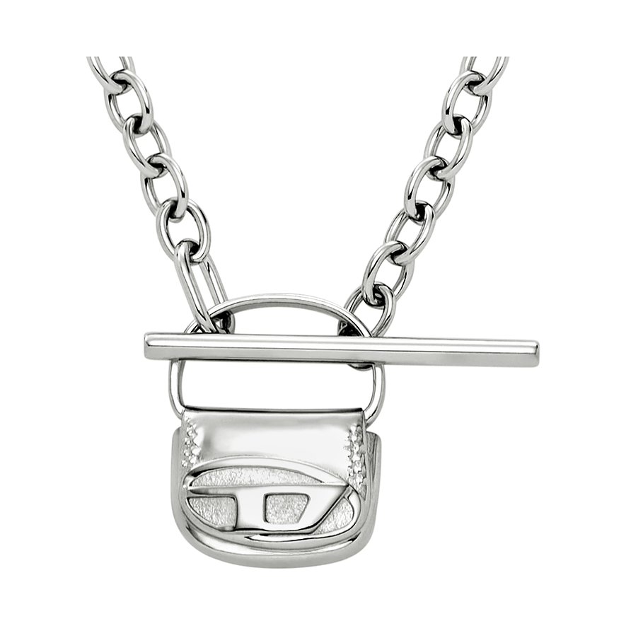 Diesel Kette CHAIN NECKLACE, Unisex, Edelstahl, silber