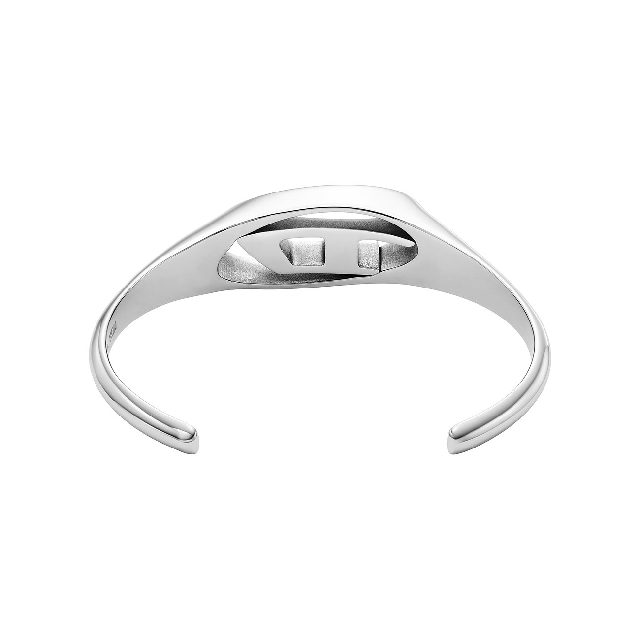 Diesel armband i rostfritt stål med distinkt D-logotyp.