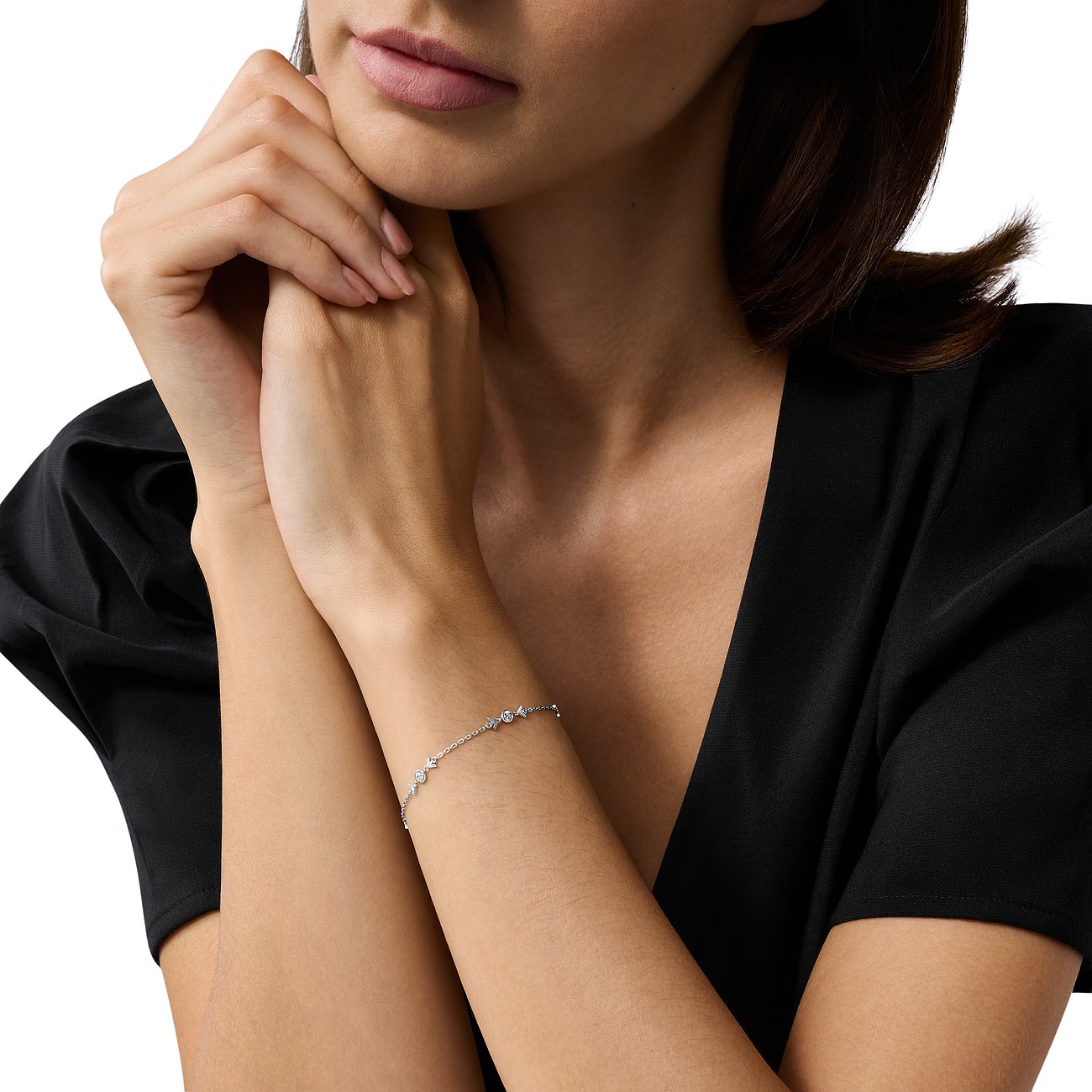 Emporio Armani Armband aus 925er Silber mit Zirkonia.