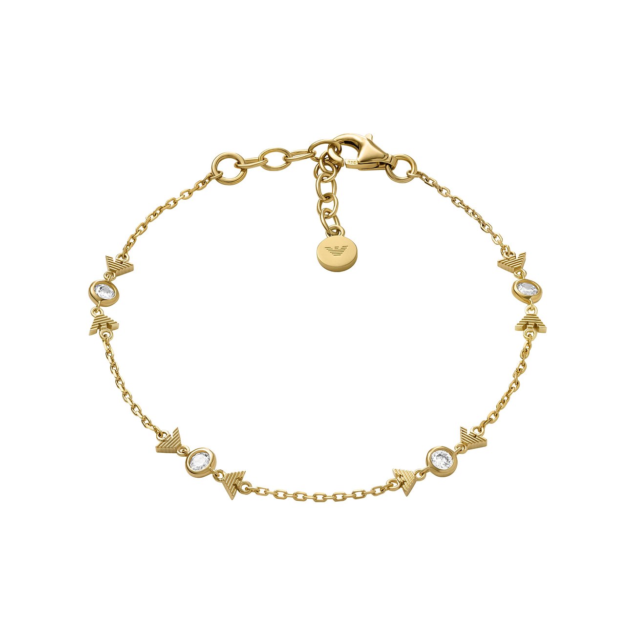 Bracelet Emporio Armani en argent 925 avec zircone.