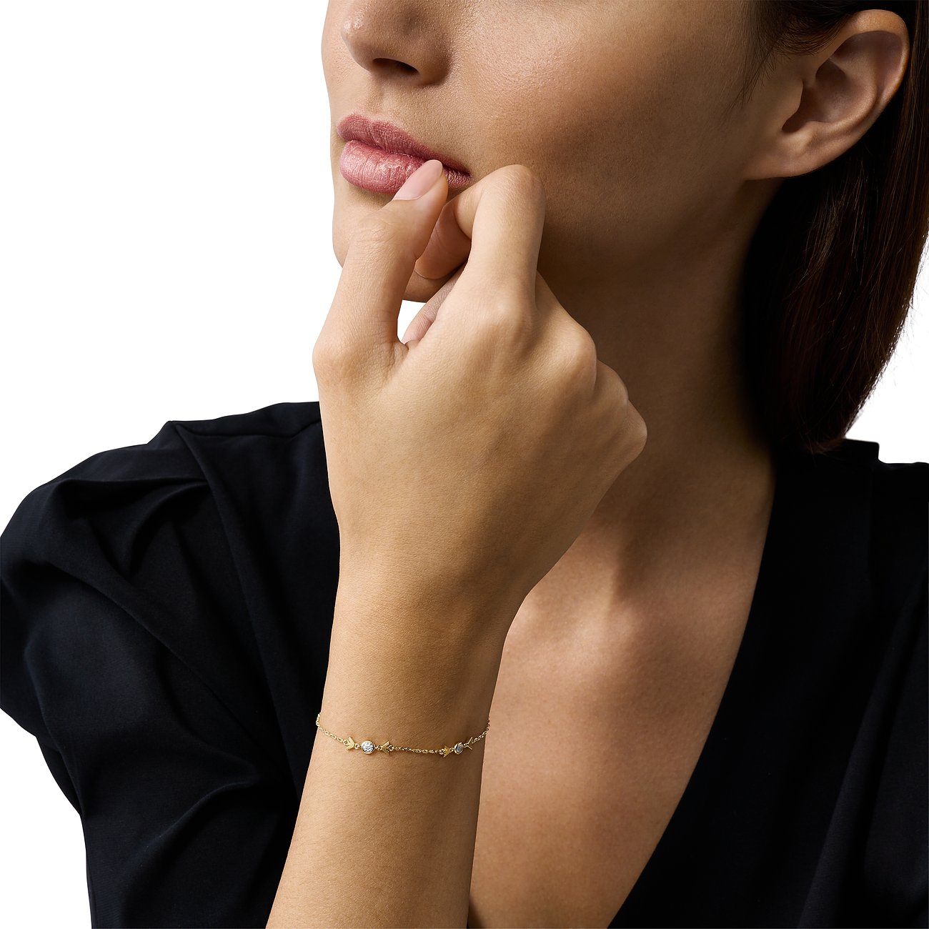 Bracelet Emporio Armani en argent 925 avec zircone.