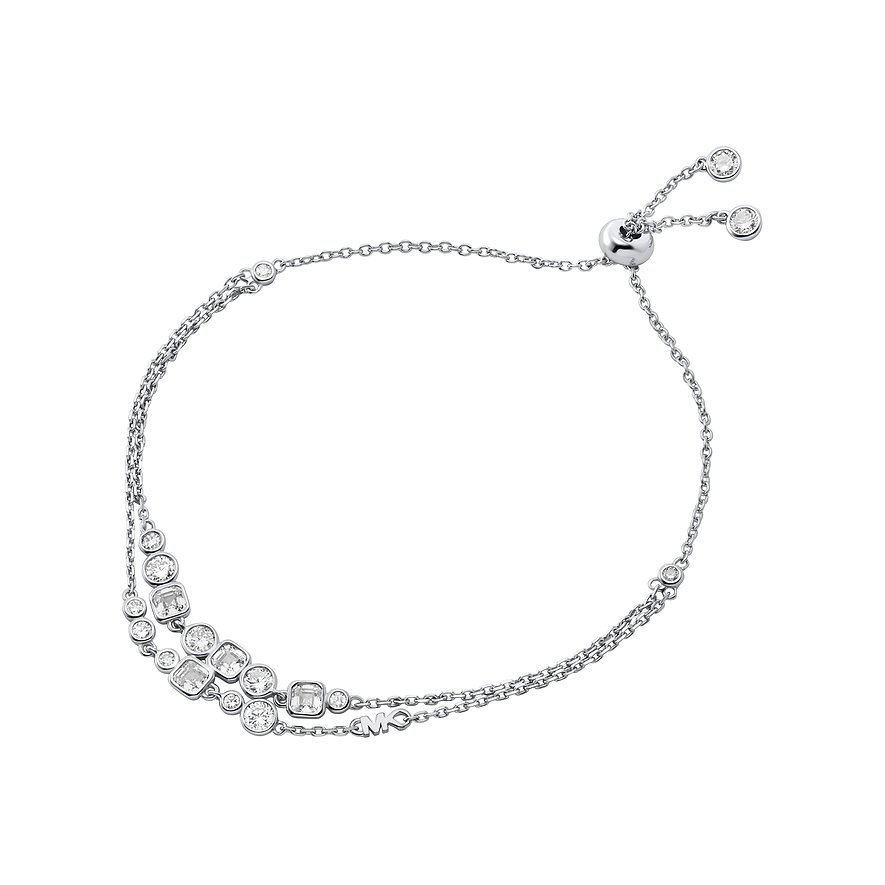 Michael Kors Armband KORS BRILLIANCE, Zirkonia, Damen, 925er Silber, silber