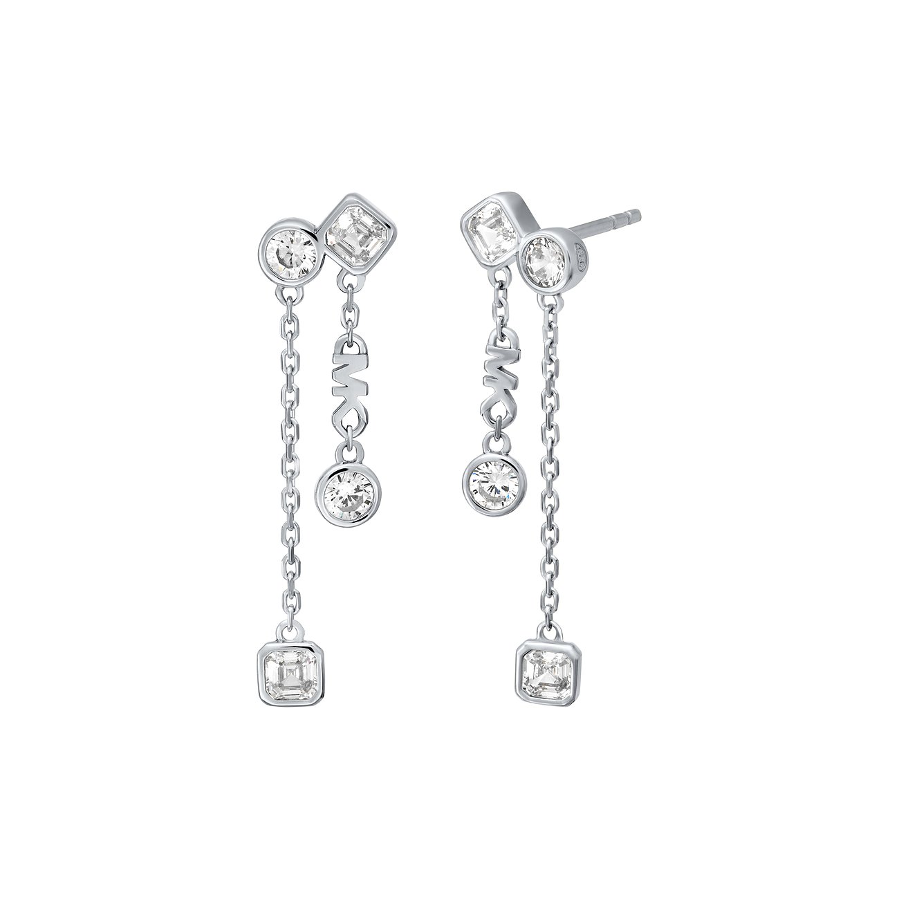 Michael Kors øreringe af 925 sterling sølv med zirkonia.