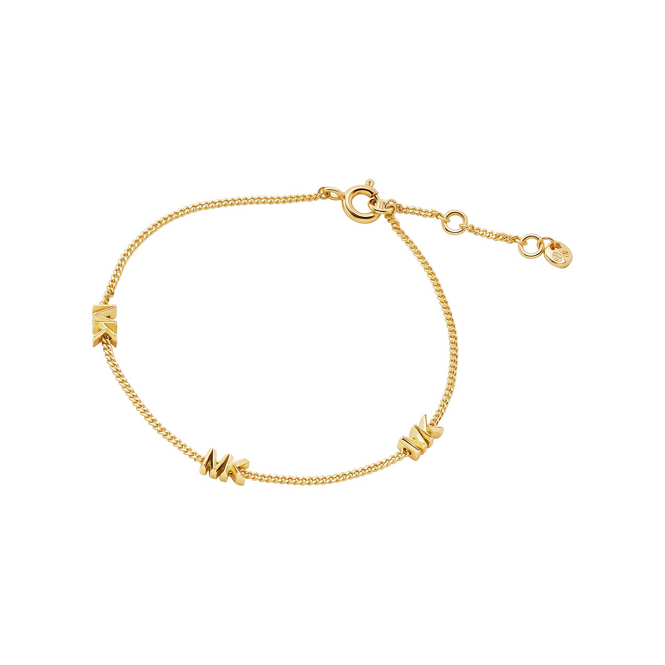 Michael Kors Armband aus 925er Silber mit MK-Logos.