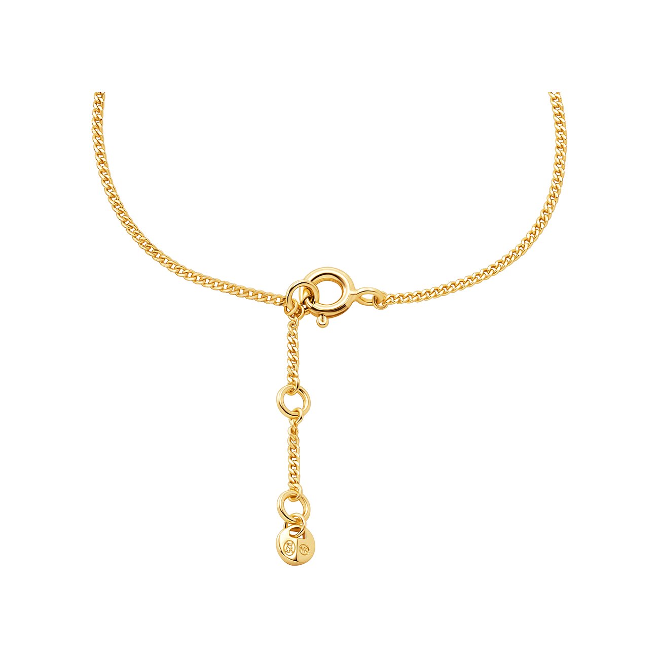 Michael Kors Armband aus 925er Silber, goldfarben, mit Karabinerverschluss.