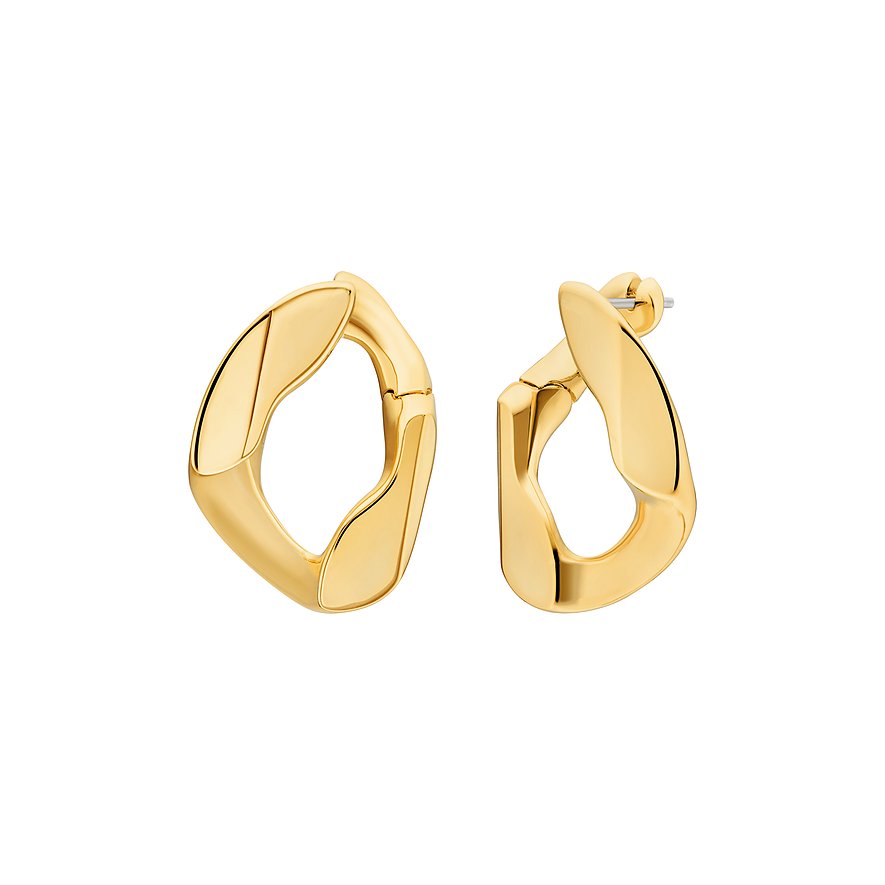 Michael Kors Creolen MK STATEMENT LINK, Damen, Metall, gold