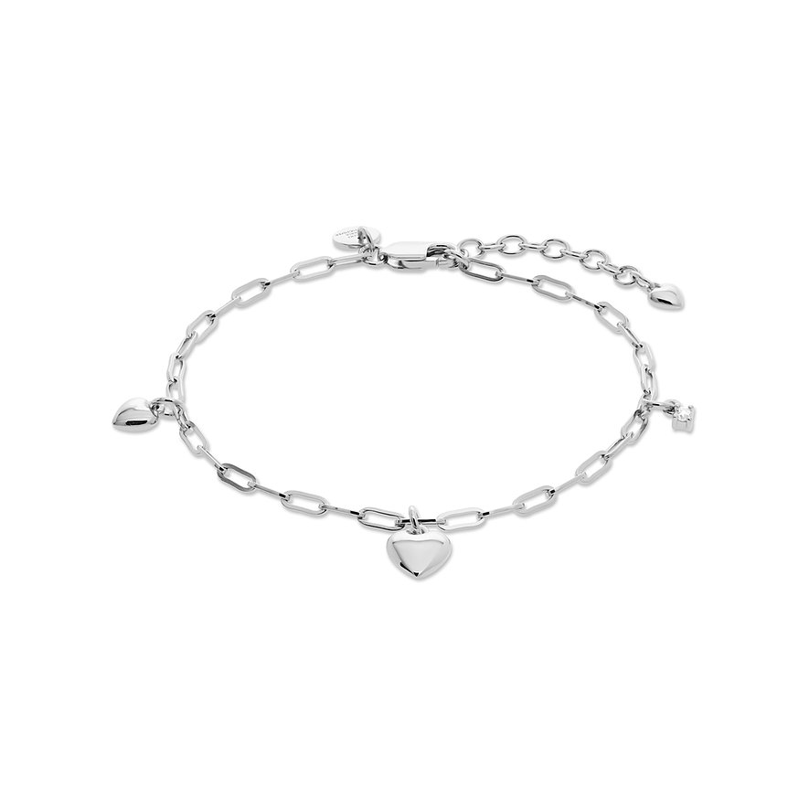 Guido Maria Kretschmer Armband Symbols, Zirkonia, synthetisch, Damen, 925er Silber, silber