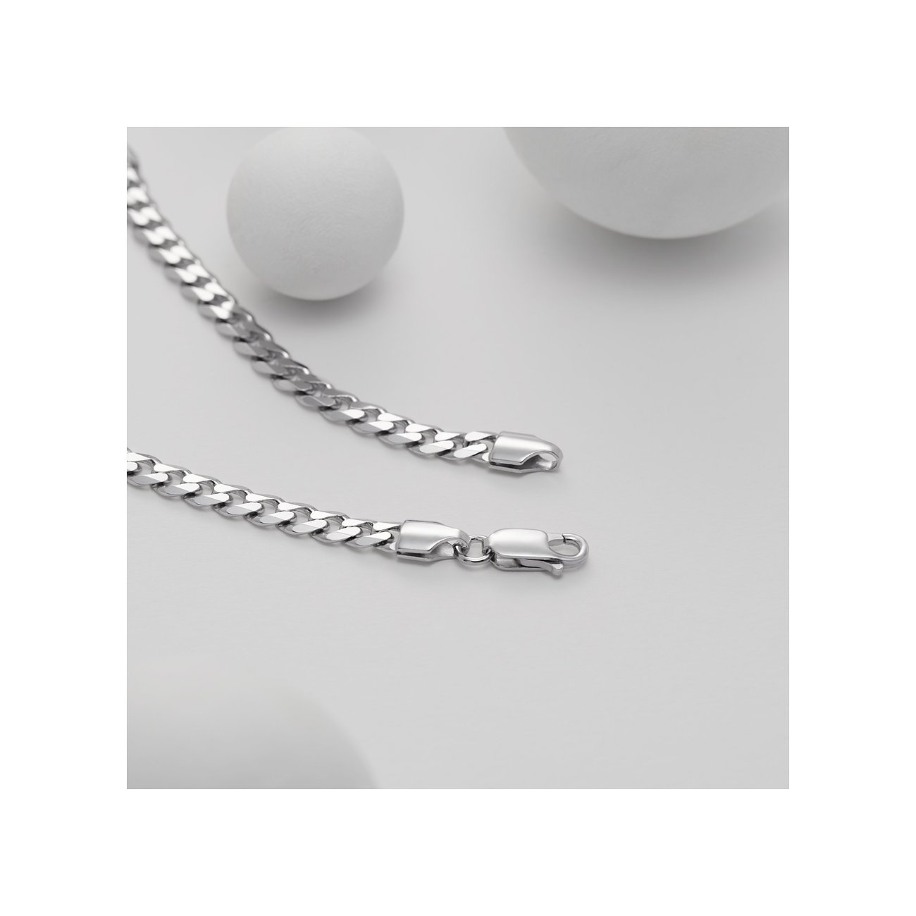 CHRIST Armband aus 925er recyceltem Silber mit Karabinerverschluss.