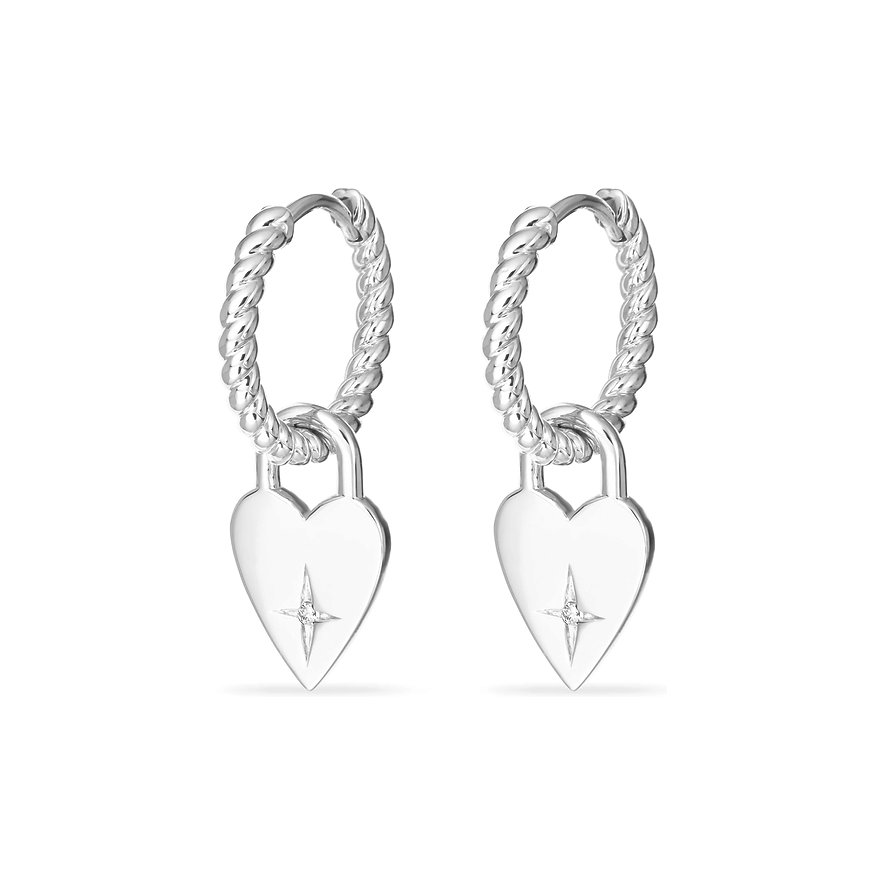 2. Chance - Guido Maria Kretschmer Creolen, Damen, 925er Silber, silber