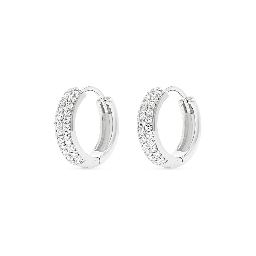 FAVS Ohrhänger, Zirkonia, synthetisch, Damen, 925er Silber, silber