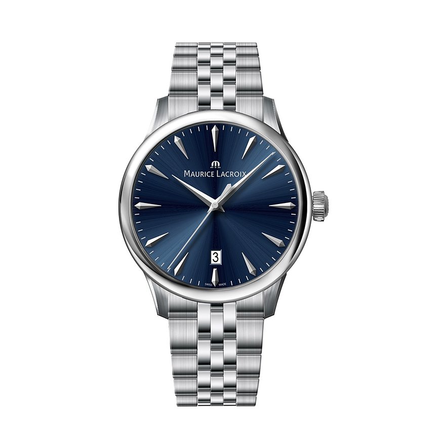 Maurice Lacroix Unisexuhr 1975 Quartz 751007-SS002-430-1, Unisex, Edelstahl, Armband: Edelstahl, Quarz, analog