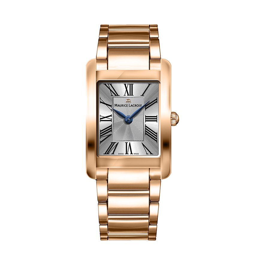 Maurice Lacroix Damenuhr Fiaba Quartz FA1205-PVP02-110-1, Damen, Edelstahl, Armband: Edelstahl, PVD beschichtet, Quarz, analog