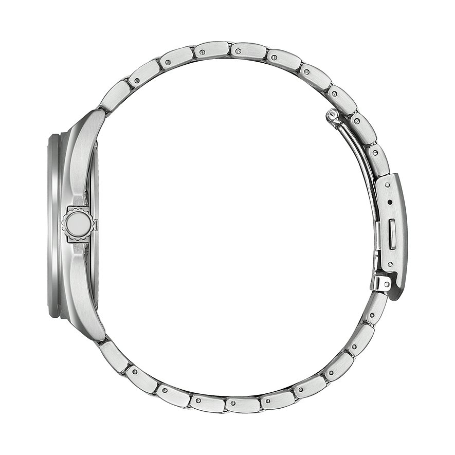 Citizen Herrenuhr mit Edelstahlgehäuse und Gliederarmband.