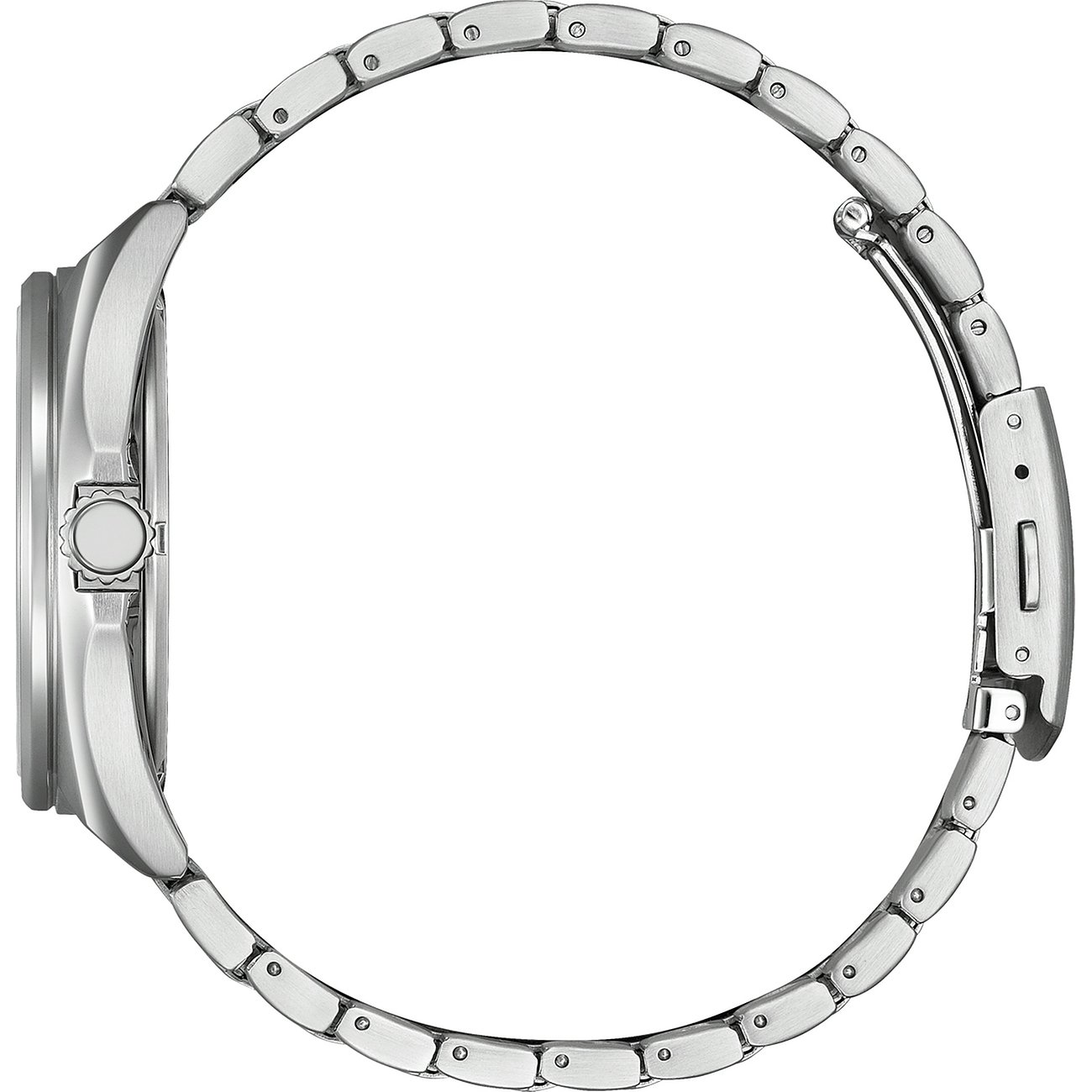 Citizen Herrenuhr mit Edelstahlgehäuse und Gliederarmband.