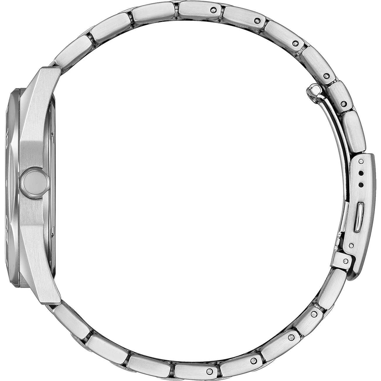 Citizen Herrenuhr mit Edelstahlgehäuse und Gliederarmband.