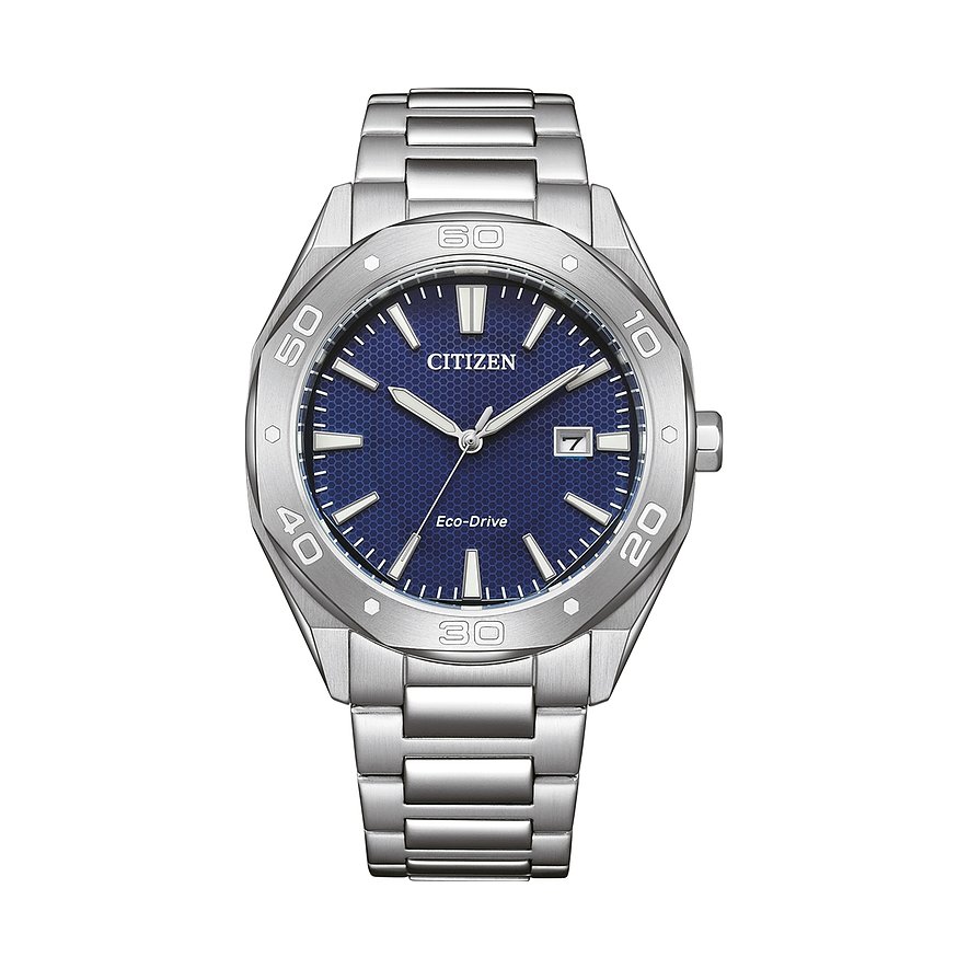 Citizen Herrenuhr Sport BM7631-52L, Herren, Edelstahl, Armband: Edelstahl, Quarz, analog