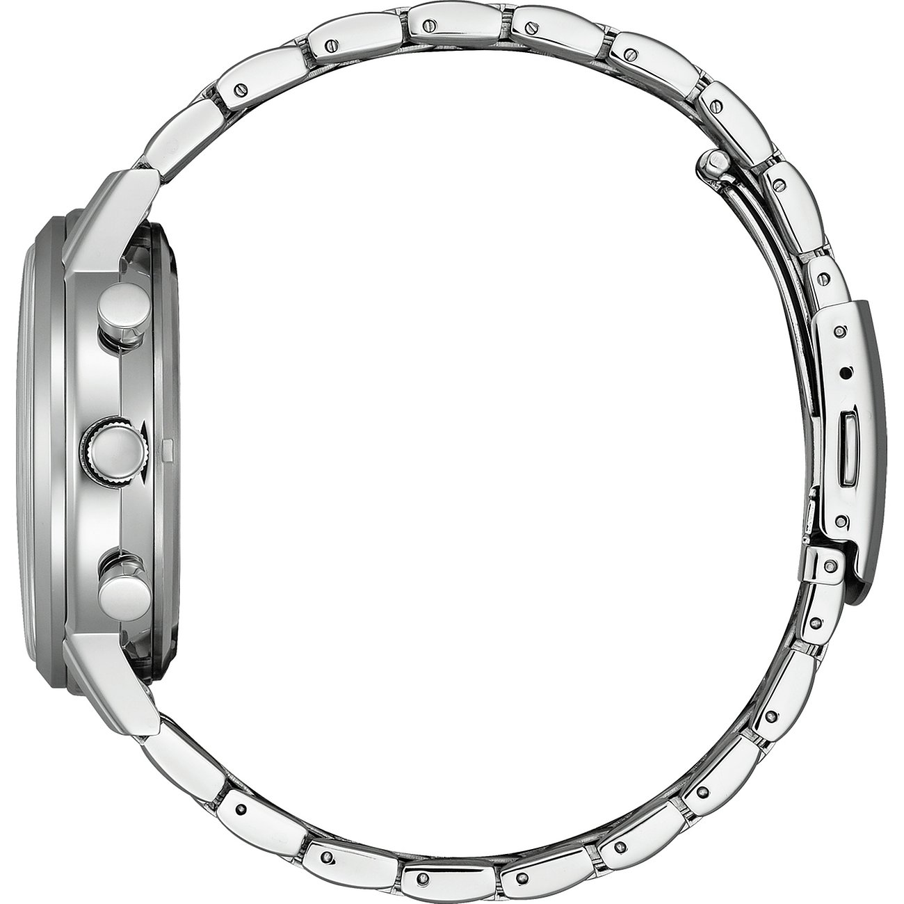 Citizen Herrenuhr mit Edelstahlgehäuse und Gliederarmband.