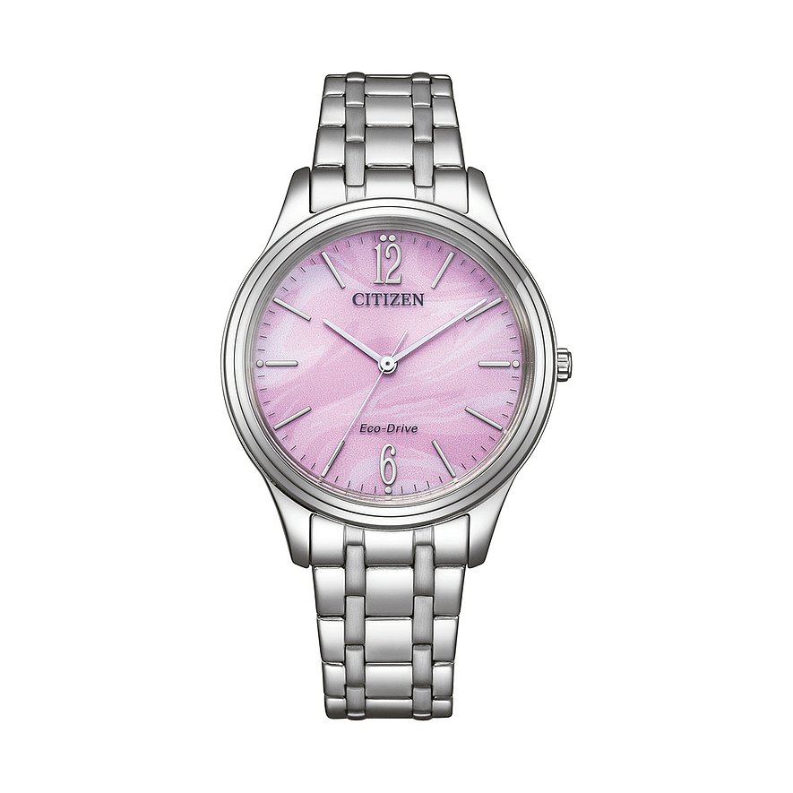 Citizen Damenuhr Elegance EM0411-71X, Damen, Edelstahl, Armband: Edelstahl, Quarz