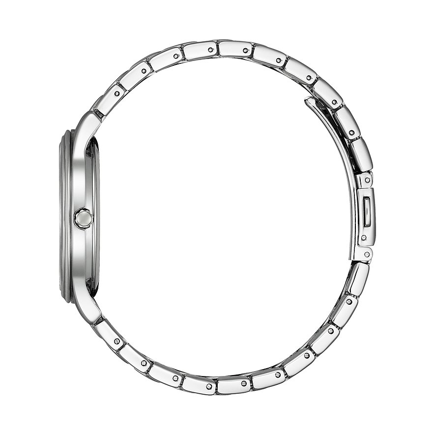 Citizen Damenuhr mit Edelstahlgehäuse und Gliederarmband.