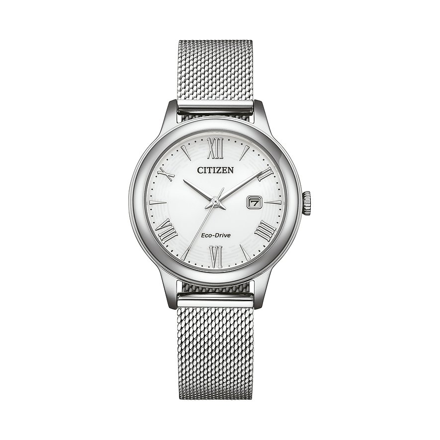 Citizen Damenuhr Elegance EW2621-75A, Damen, Edelstahl, Armband: Edelstahl, Quarz, analog