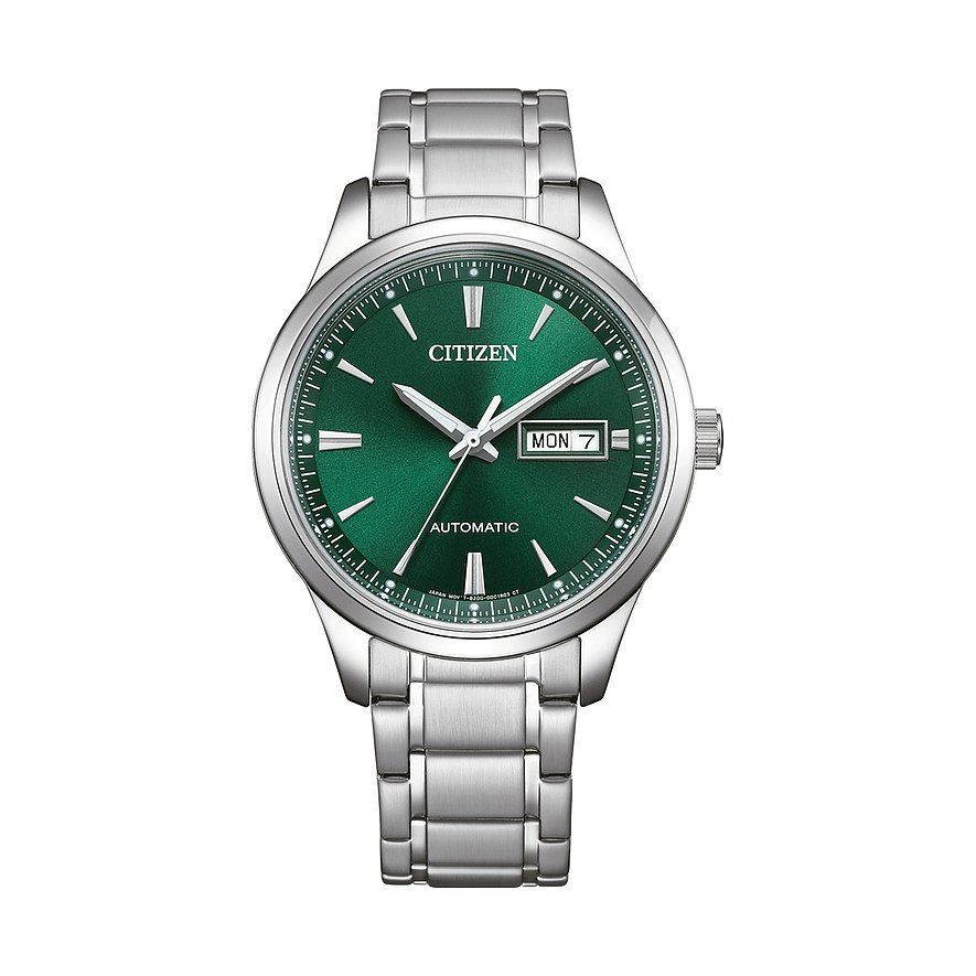 Citizen Herrenuhr Mechanisch NY4058-79XE, Herren, Edelstahl, Armband: Edelstahl, Automatik, analog