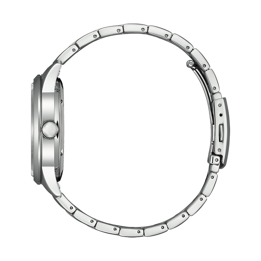 Citizen Herrenuhr mit Edelstahlgehäuse und Gliederarmband.