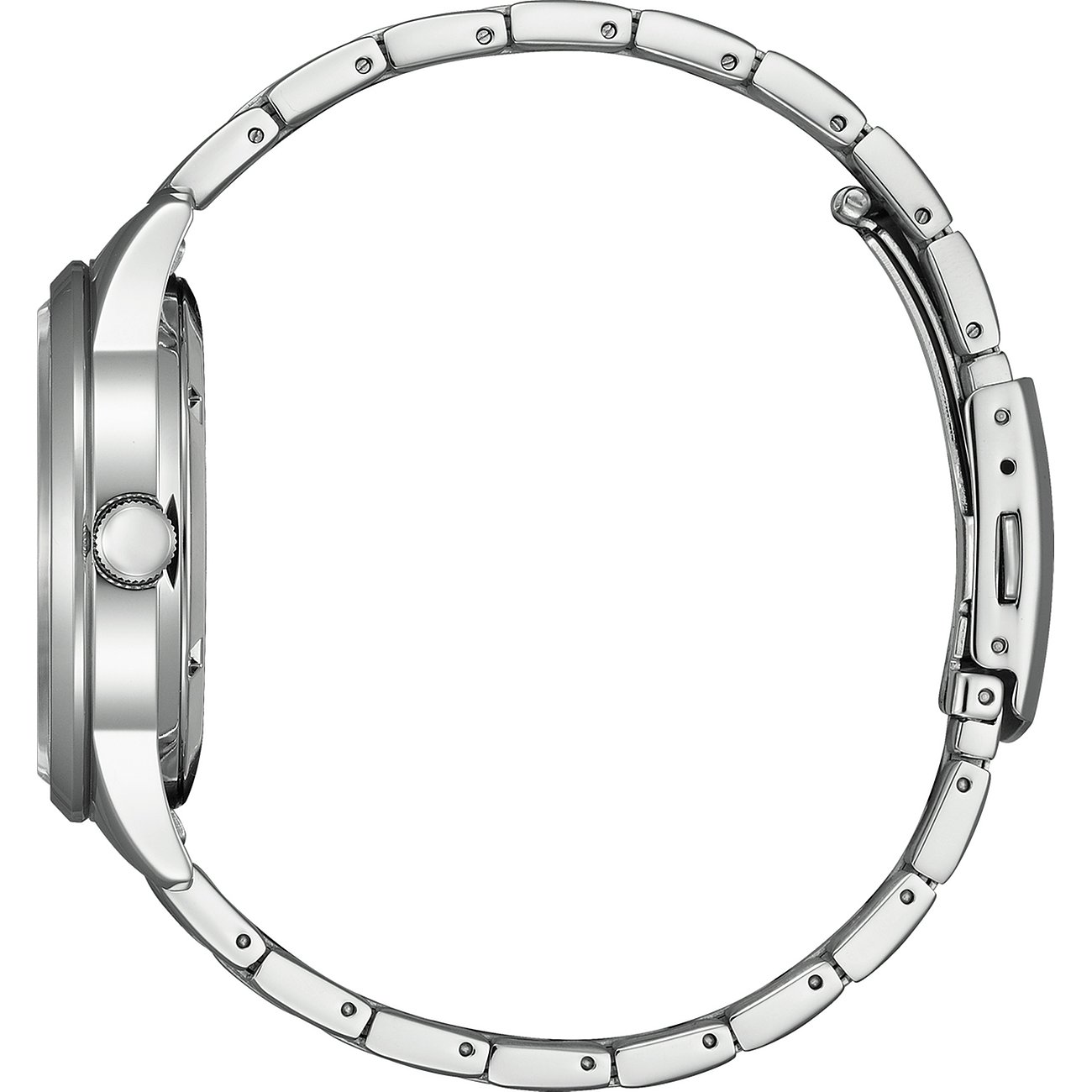 Citizen Herrenuhr mit Edelstahlgehäuse und Gliederarmband.