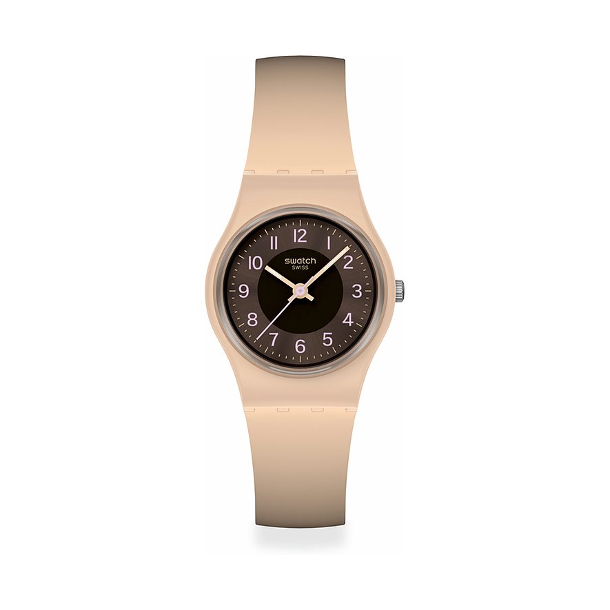 Swatch Damenuhr 2502 SWATCH ESSENTIALS LT104, Damen, Kunststoff, Armband: Silikon, Quarz, analog