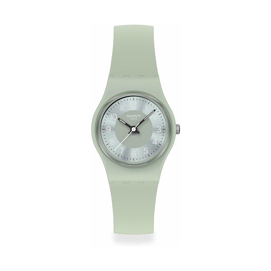 Swatch Damenuhr 2502 SWATCH ESSENTIALS LG131, Damen, Kunststoff, Armband: Silikon, Quarz, analog