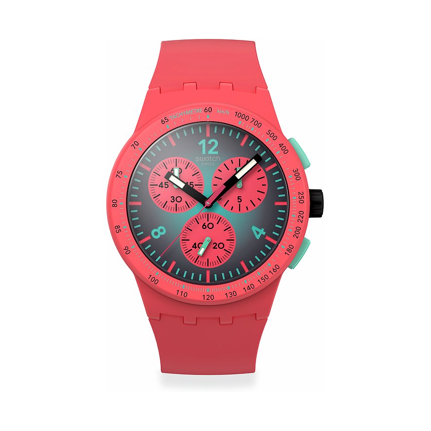 Swatch Unisexuhr 2502 SWATCH ESSENTIALS SUSP100, Unisex, Kunststoff, Armband: Silikon, Quarz, analog
