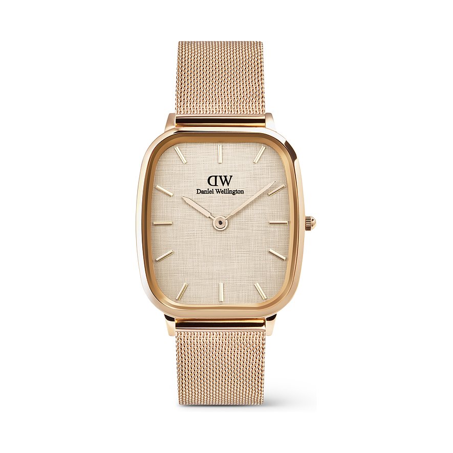 Daniel Wellington Herrenuhr Marlon DW.DW00100817, Herren, Edelstahl, Armband: Edelstahl, PVD beschichtet, Quarz, analog