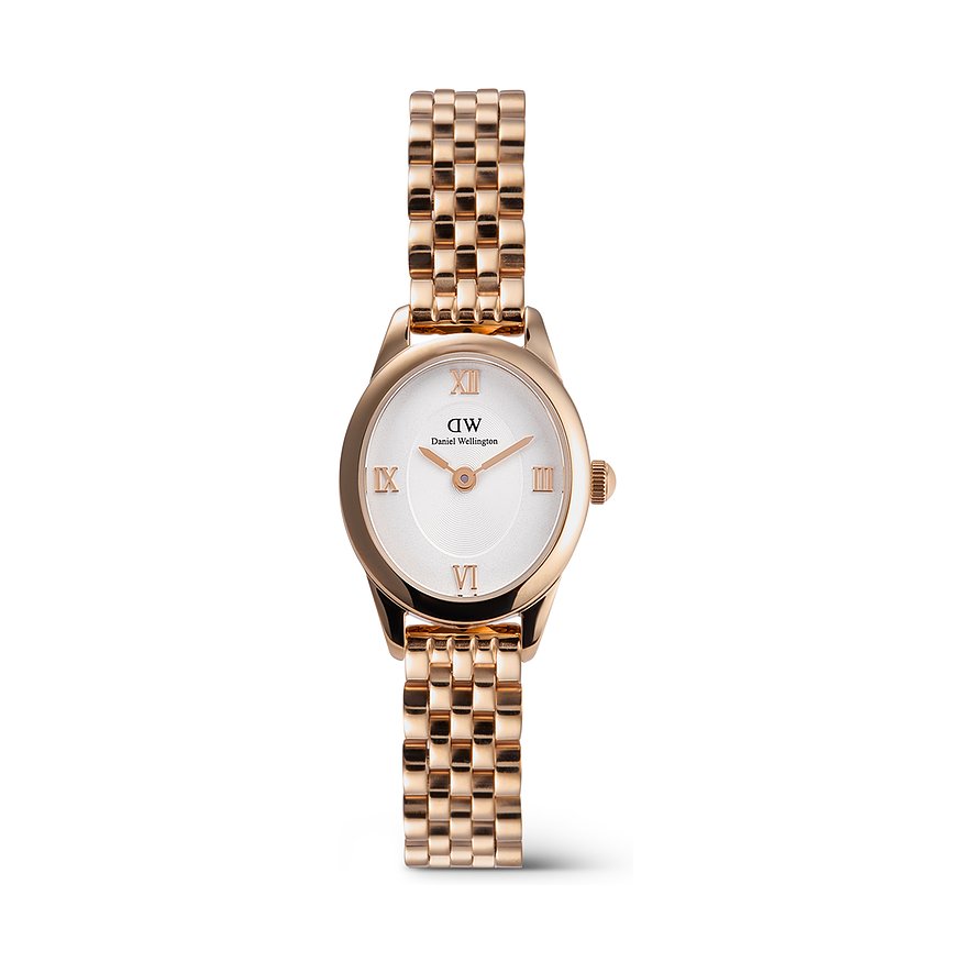 Daniel Wellington Damenuhr Ophelia Mini DW.DW00100805, Damen, Edelstahl, Armband: Edelstahl, PVD beschichtet, Quarz, analog