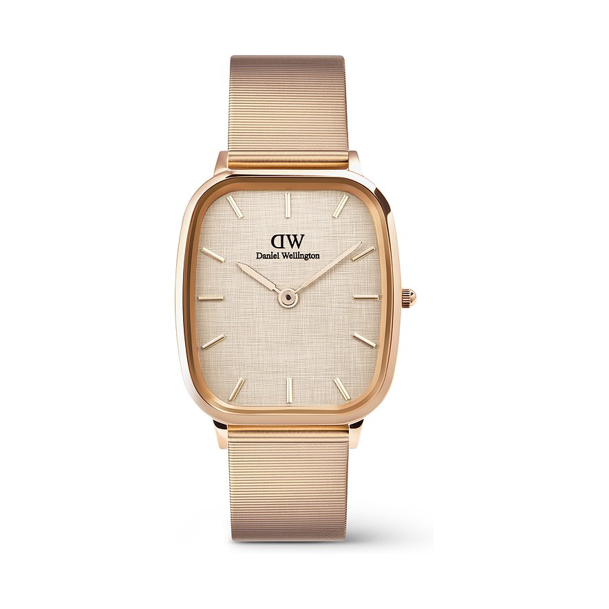 Daniel Wellington Herrenuhr Marlon DW.DW00100815, Herren, Edelstahl, Armband: Edelstahl, PVD beschichtet, Quarz, analog