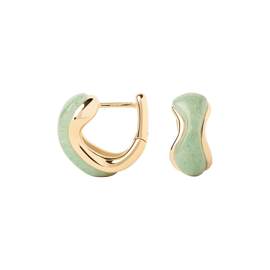PdPaola Ohrhänger Dolphin, Damen, 925er Silber, gold