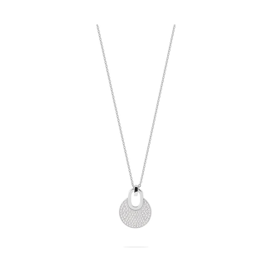 JETTE Kette ESSENCE, Zirkonia, synthetisch, Damen, 925er Silber, recycelt, silber