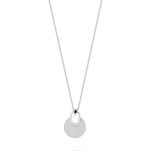 Collier JETTE en argent 925 avec zircone cubique.